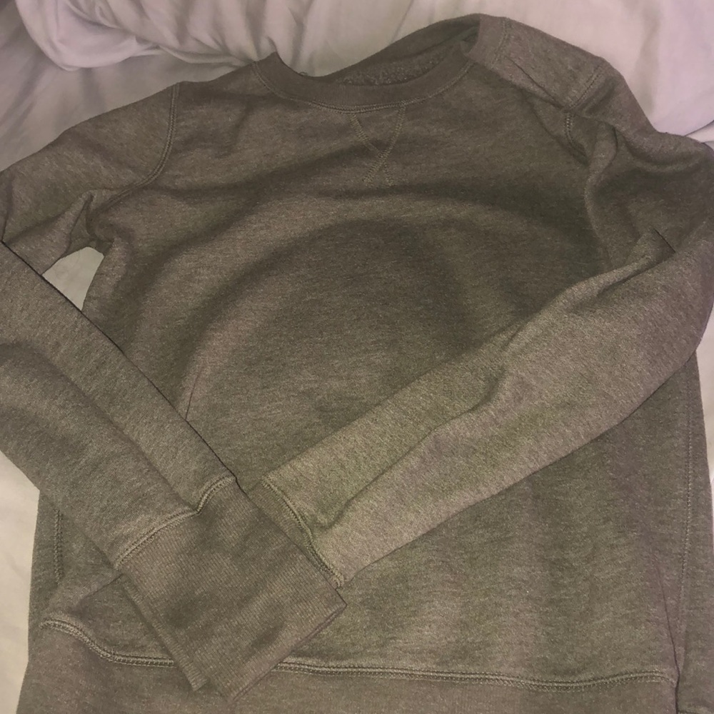 Army green sweater